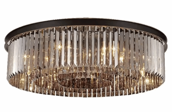 Luxury Round Modern Crystal Ceiling Light